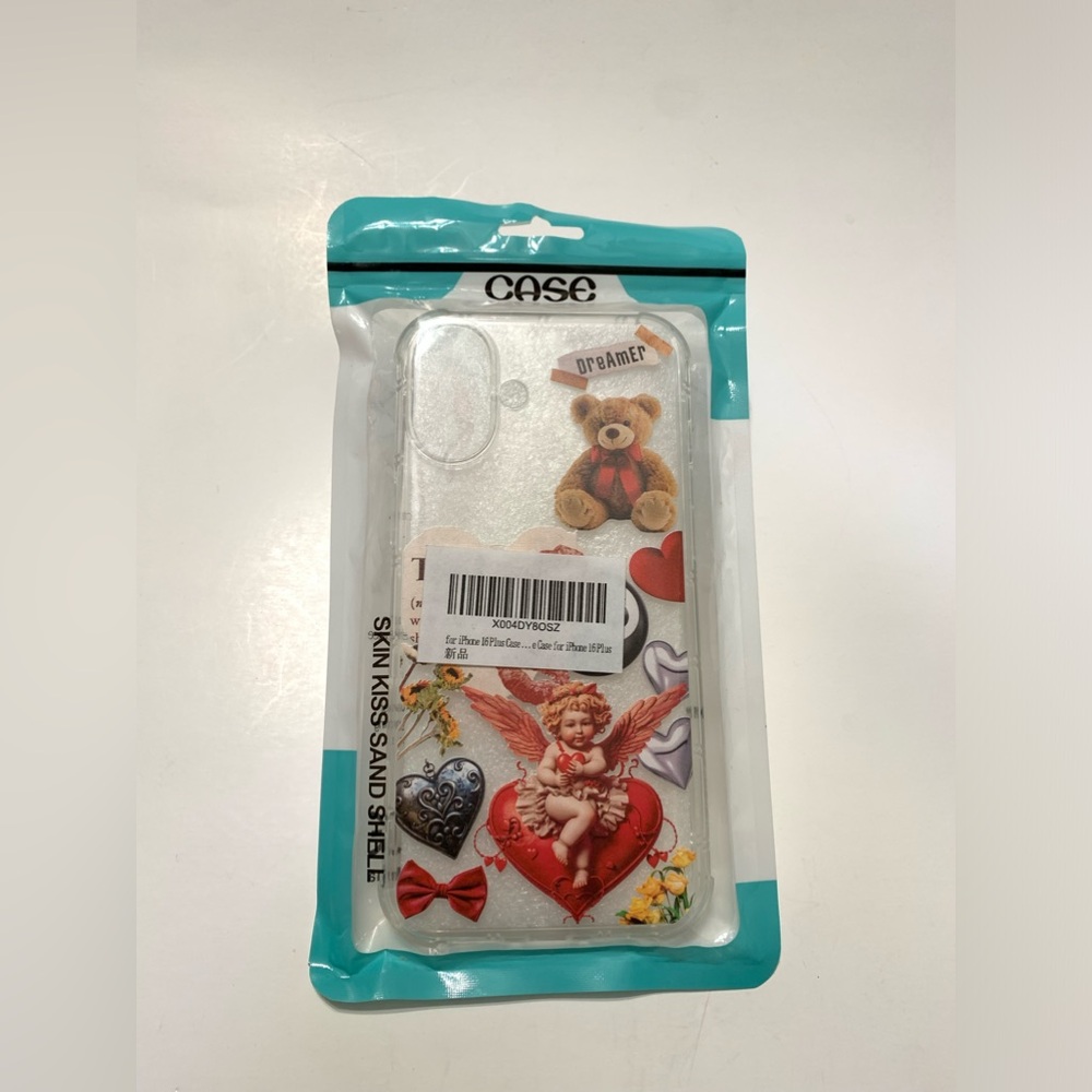 iPhone 16 Plus Valentine Day Clear Case